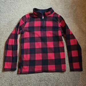 Warm flannel zip